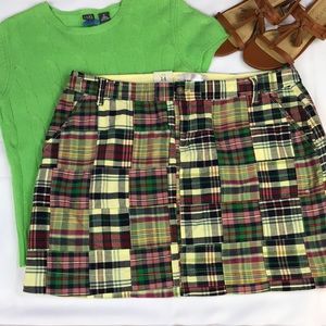 Old Navy Patch Madras Skirt
